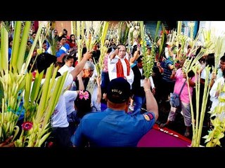 Catholic faithful mark Palm Sunday