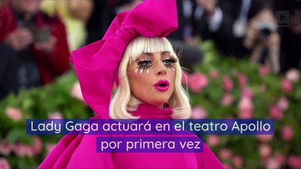 Lady Gaga actuará en el teatro Apollo por primera vez