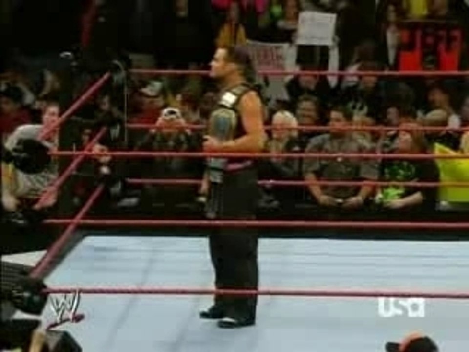 WWE raw 14.01.2008 part 2 Jeff Hardy calls out Randy Orton