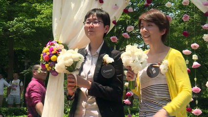 Taiwán registra primeros casamientos homosexuales