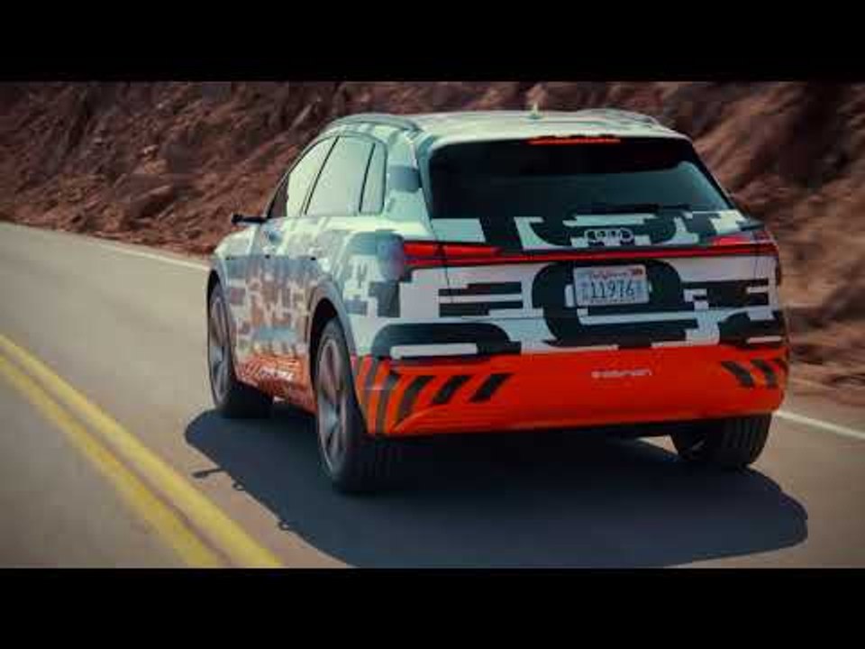 Audi e tron prototype en Pikes Peak