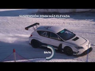 CUPRA e-Racer a prueba sobre nieve