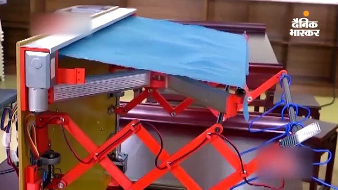 12 साल के बच्चे ने बनाई कपड़ों को सुखाने और बारिश से बचाने वाली ऑटोमेटिक मशीन