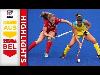 Australia v Belgium | Week 3 | Women's FIH Pro League Highlights