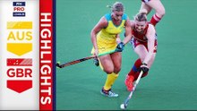 Australia v Great Britain | Week 5 | Women's FIH Pro League Highlights