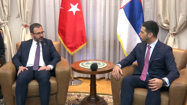 Bakan Kasapoğlu, Sırp mevkidaşı Udovicic ile görüştü - BELGRAD