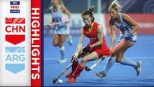 China v Argentina | Week 10 | Women's FIH Pro League Highlights