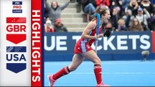 Great Britain v USA | Week 14 | Women's FIH Pro League Highlights