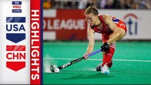 USA v China | Week 17 | Women's FIH Pro League Highlights