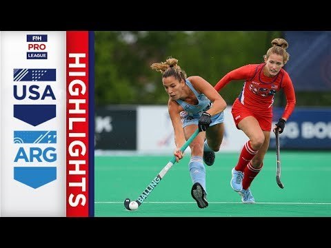 USA v Argentina | Week 16 | Women's FIH Pro League Highlights