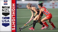 New Zealand v USA | Week 8 | Women's FIH Pro League Highlights
