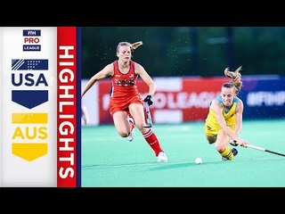 USA v Australia | Week 16 | Women's FIH Pro League Highlights