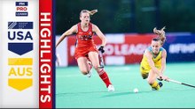 USA v Australia | Week 16 | Women's FIH Pro League Highlights