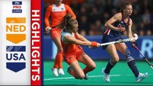 Netherlands v USA | Week 13 | Women's FIH Pro League Highlights