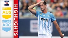 Australia v Argentina | Week 9 | Men's FIH Pro League Highlights