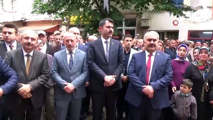 Bakan Kurum, yeni Yusufeli'nde incelemelerde bulundu