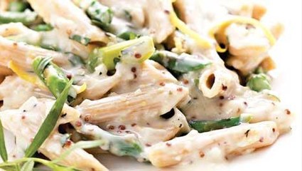 Healthy Creamy Asparagus Pasta Recipe