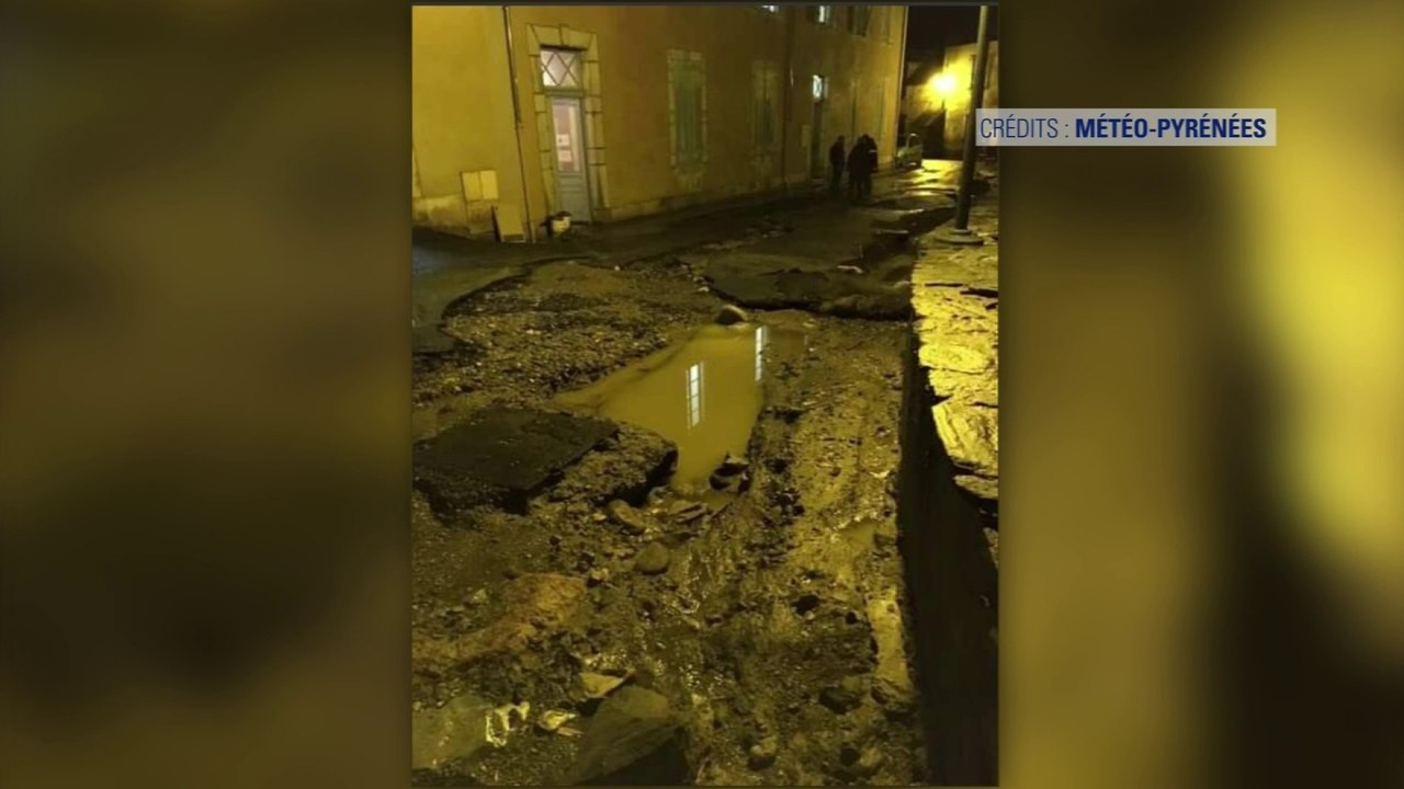 "C'était comme un tsunami" Une vague de boue s'abat sur le village de Baudean (Hautes-Pyrénées) après un violent orage