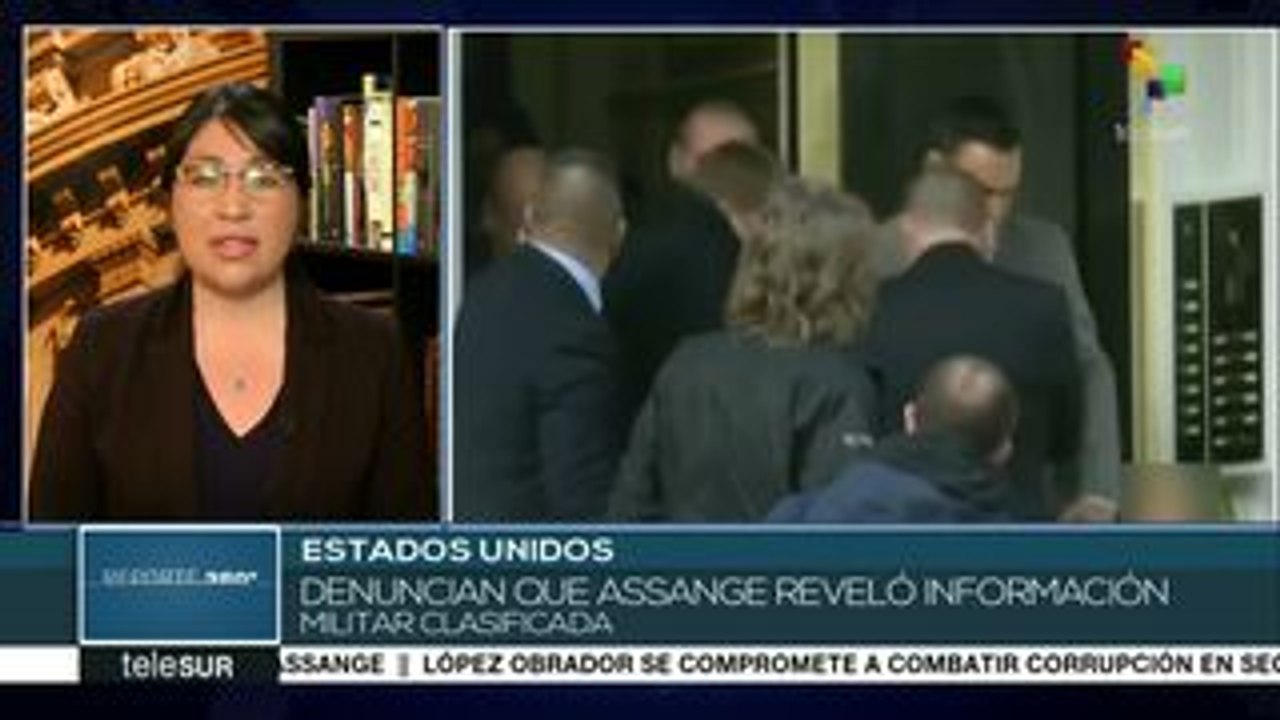 Gobierno de EEUU anuncia 17 nuevos cargos contra Julian Assange