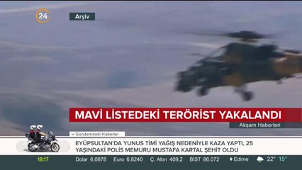 Mavi listedeki terörist böyle yakalandı