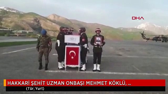 HAKKARİ ŞEHİT UZMAN ONBAŞI MEHMET KÖKLÜ, YOZGAT'A UĞURLANDI
