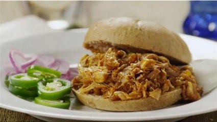 Healthy Crock Pot BBQ Pulled Chicken Recipe