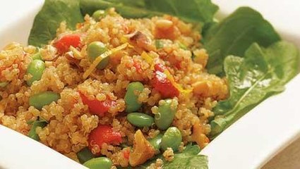 Easy Quinoa Salad Recipe with Edamame