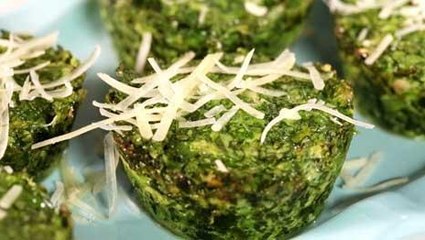 Mini Spinach Pies: Parmesan Spinach Cakes