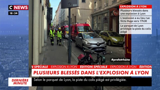 Plusieurs blessés dans l'explosion à Lyon