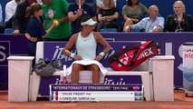 WTA - Strasbourg 2019 - Caroline Garcia prive Chloé Paquet de finale à Strasbourg