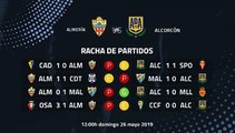 Previa partido entre Almería y Alcorcón Jornada 40 Segunda División