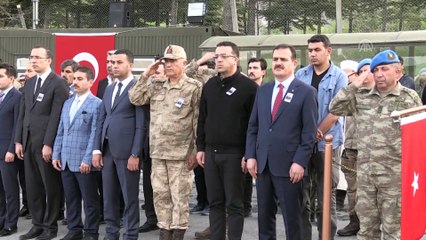 Şehit asker için tören - HAKKARİ