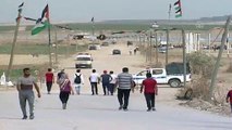 Gazze sınırındaki 'Büyük Dönüş Yürüyüşü'gösterileri - GAZZE