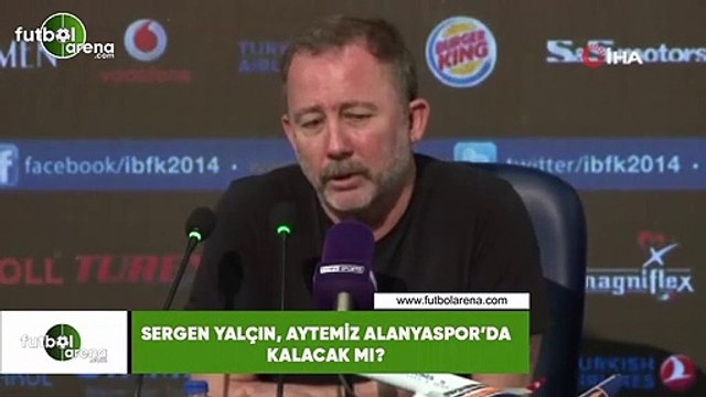 Sergen Yalçın, Aytemiz Alanyaspor'da kalacak mı?