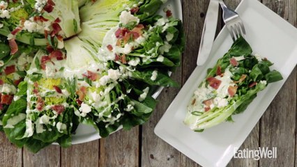 How to Make a Wedge Salad with Blue Cheese & Herb Dressing