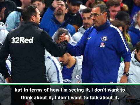 Lampard ignoring 'obvious' Chelsea link