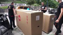 unboxing SYM ST125cc scooter 2019