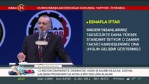 Başkan Erdoğan konuşma yapıyor