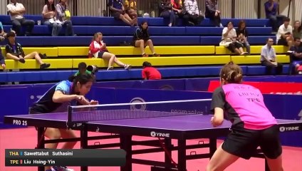 Suthasini Sawettabut vs Liu Hsing-Yin | 2019 ITTF Challenge Thailand Open (R32)