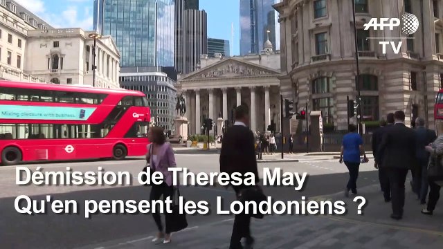 Réactions de Londoniens après la démission de Theresa May