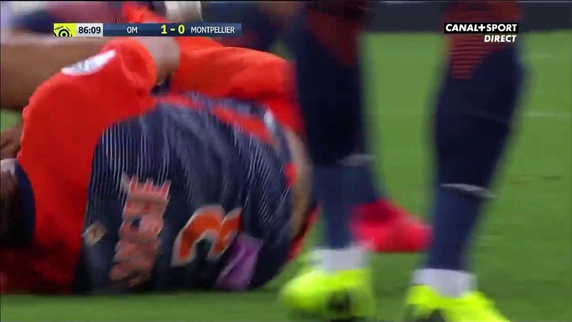 Mario Balotelli Direct Red Card Marseille 1 0 Montpellier Full Replay Video Dailymotion