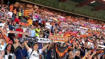 Así suena el himno regional en Mestalla con los campeones de Copa del Rey
