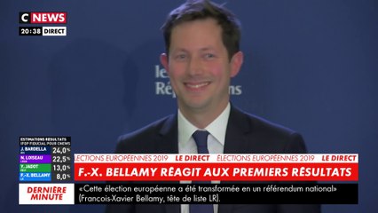 François-Xavier Bellamy : "De très nombreux électeurs se sont exprimés d'abord pour voter contre"