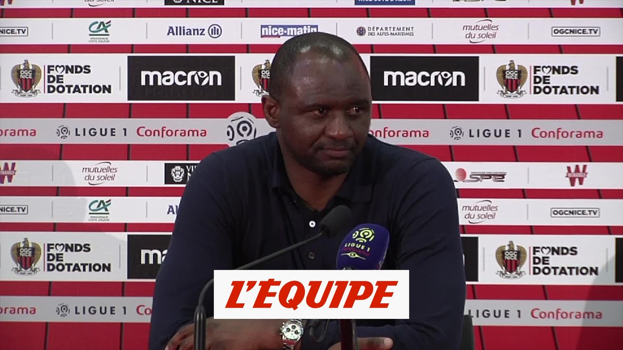 Vieira «Pas de raisons que je ne sois pas là» - Foot - L1 - Nice