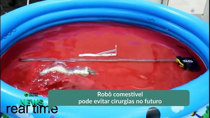 Robô comestível pode evitar cirurgias no futuro