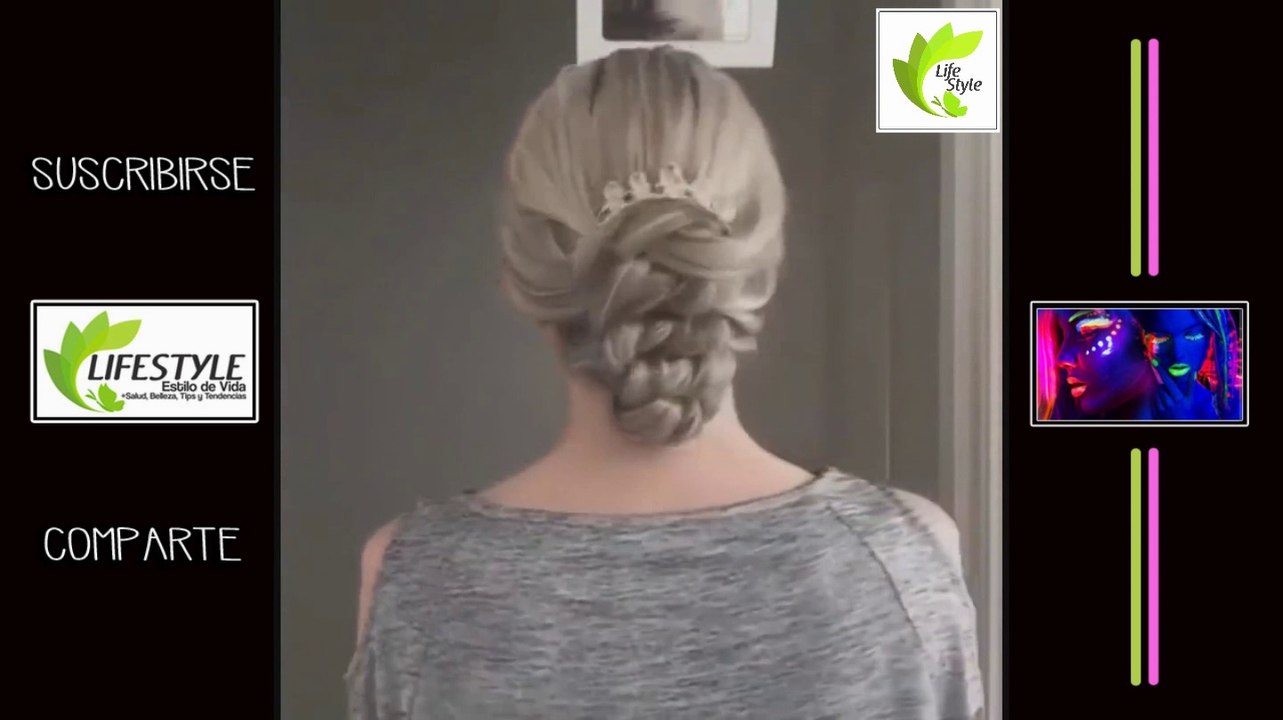 PEINADOS BONITOS Y ELEGANTES PARA OCASIONES ESPECIALES - FIESTAS