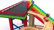 Color Tires Slider Wooden Toy Set - Learn Colors for Children Kids Baby Fun Learning Educational