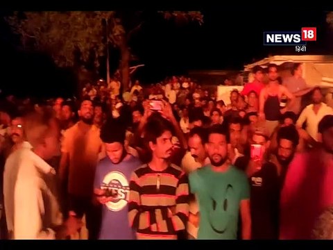 भीषण आग लगने से 70 लाख की लकड़ी जलकर राख, पीड़ित परिवार को ढाढंस देने पहुंची साध्वी प्रज्ञा-Fire in the wooden godown in sehore Sadhvi Pragya, who came to help the victim's family