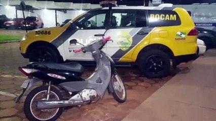Rocam realiza ação contra o tráfico de drogas e recupera moto roubada
