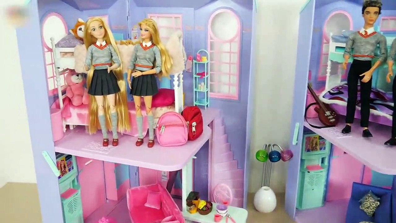 barbie rapunzel school
